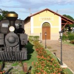 Estação Ferroviária de Viana. Fonte: estacoesferroviarias.com.br /Waldson Menezes em maio de 2008